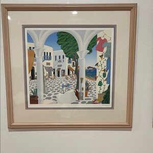 Thomas McKnight framed Serigraph signed and numbered